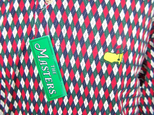 Augusta National Golf Shop Slazenger 100 % Baumwolle Argyle Golfshirt Herren Medium - Bild 2 von 8