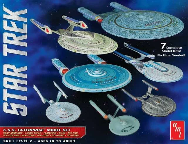 Star Trek Plastic Contemporary Diecast Aircraft & Spacecraft