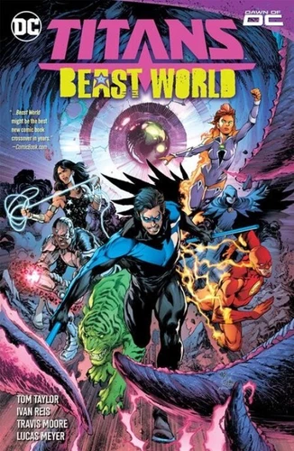 TITANS: BEAST WORLD GRAPHIC NOVEL DC Comics Collects #1-6 & TITANS #6-7 TPB