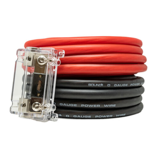 SoundBox KIT0-25RB, 0 Gauge Amplifier Wire Power/Ground Amp Cable - 50 Ft. - Picture 1 of 5