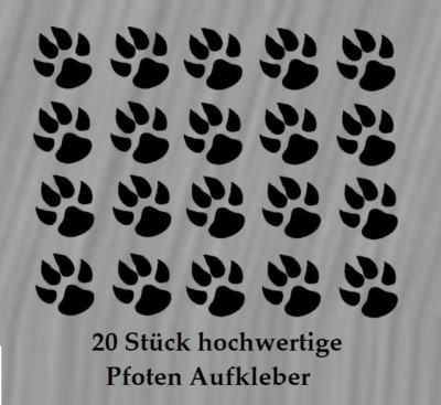 Katzenpfoten WC Deckel Aufkleber Wandtattoo Toilettendeckel Sticker Bad