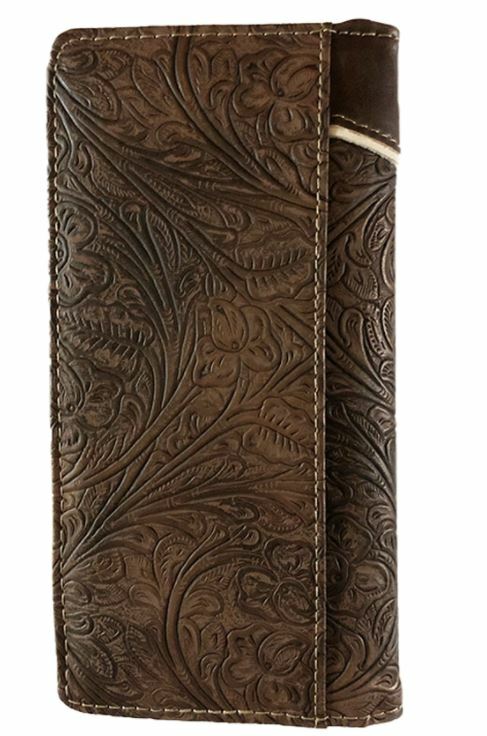 Premium Genuine Leather Texas Longhorn Cowhide Men's Bifold Wallet In 2 Colors - Foto 8