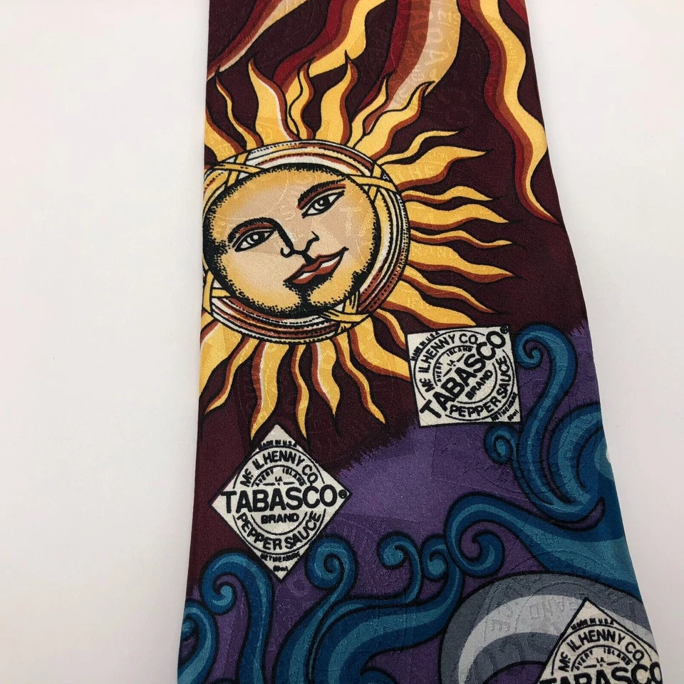 Tabasco Multicolor Sun Floral Tobasco  58 x 3.75 Mens Tie - Image 4 of 4