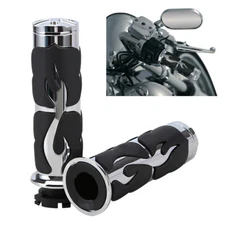 1" Handle Bar Hand Grips Fit for Harley Touring Road King Sportster Softail Dyna