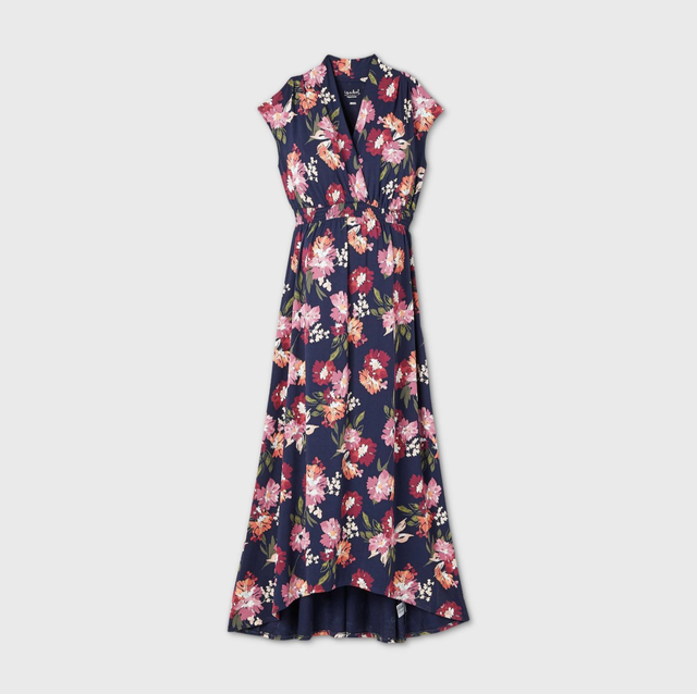 Floral Print Sleeveless Smocked 