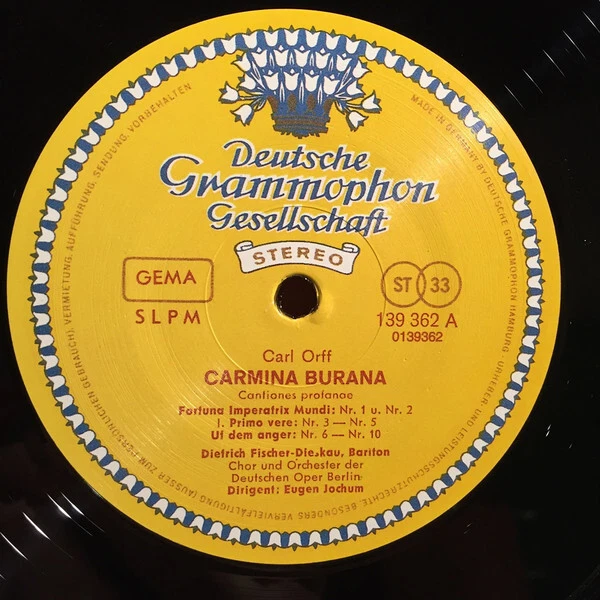 DGG SLPM-139362 ORFF CARMINA BURANA JOCHUM SPEAKERS CORNER 180g sealed - Bild 3 von 4