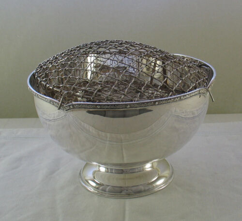 Silver Rose Bowl with Applied Celtic Border Mappin & Webb Silver Rose Bowl  - Picture 1 of 1