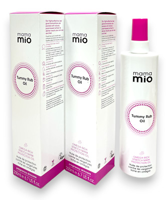 Mama Mio Tummy Rub Oil, Stretch Mark Protection Oil (200ml/6.7fl)Pick Lots, New