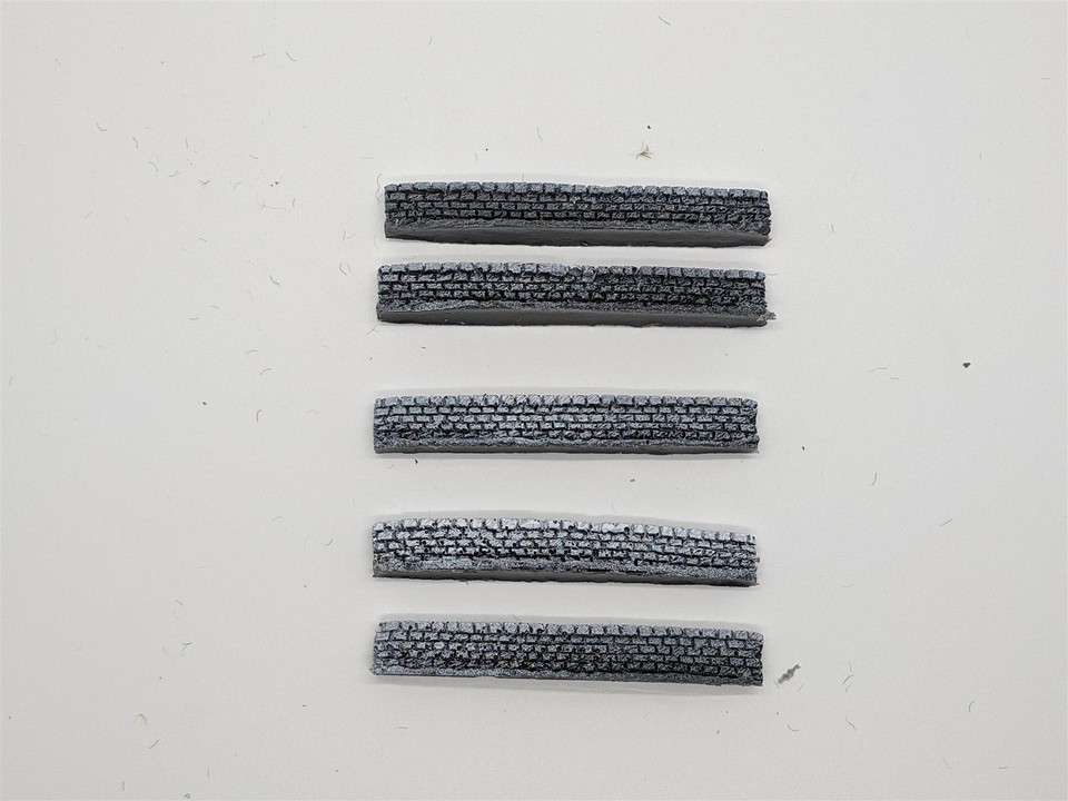 JAVIS PW4N 1 x N Gauge Grey Resin Urban Stone Walling 73mm Long - 2nd