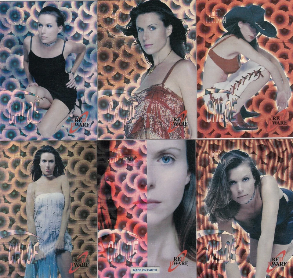 2002 Futera Red Dwarf Trading Card Subset Chloe Annett Full Set (6) (CA1-CA6) - Image 4 of 4