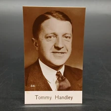 1936 C&T Bridgewater Radio Stars #34 Tommy Handley Rare Vintage Photo Card