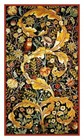 William Morris Acanthus Leaves Owl Counted Cross Stitch Chart Pattern