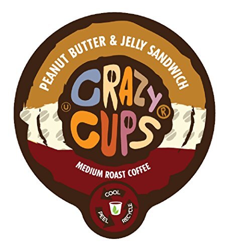 Crazy Cups Flavored Coffee for Keurig K-Cup Machines Peanut Butter & Jelly Sa... - Picture 7 of 7