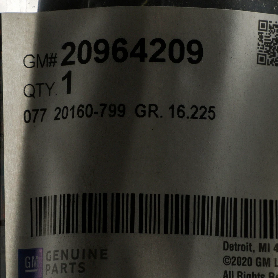 OEM NUEVO GM 2014-20 Chevrolet GMC puerta del pasajero delantero sello resistente a la intemperie 20964209 Foto 4 de 4