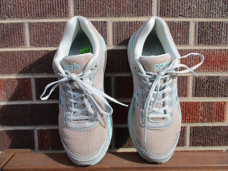 Gdefy Gravity Defyer Mujer 10 Gris Azul Zapatos para Correr Acolchados Cómodos Caminar Foto 4 de 4