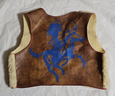 Kids Cowboy Indian  Horse Western Vest Unsized Unbranded Flawed Used