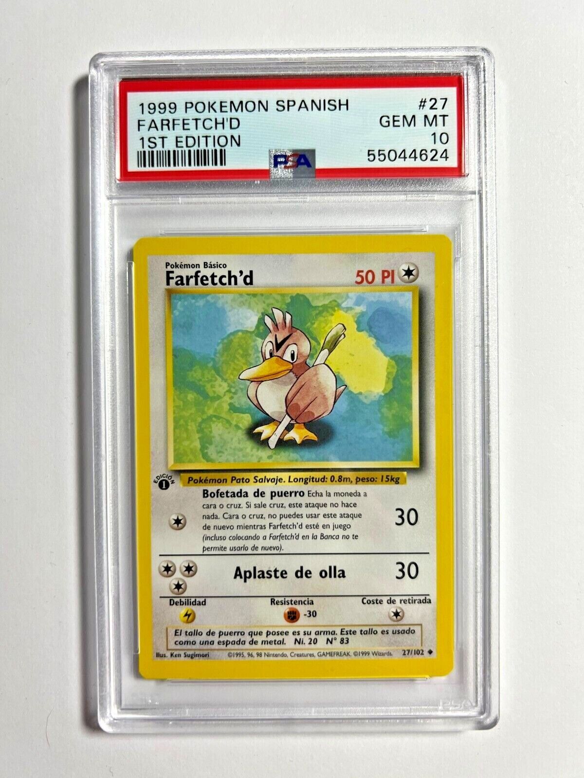 Near Mint Farfetch'd 27/102 Base Set Unlimited Pokemon Card - Nokomis  Bookstore & Gift Shop