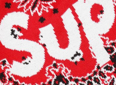 ⭐️最終価格⭐️ Supreme Bandana Big Logo Beanie Supreme Bandana Big Logo Beanie Red | eBay