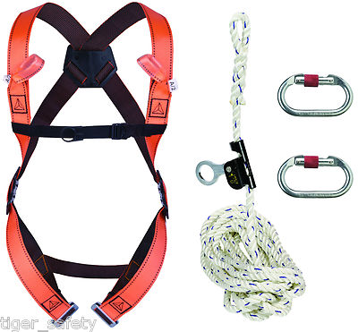 Delta Plus Froment ELARA150 Dachdecker Dach Auffanggarnitur Gurt 10m Seilschieber