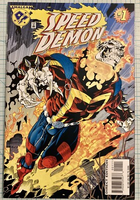 DCコミック スパイダージェルサレム ヴァーティゴ Speed Demon #1 NM Salvador Larroca Cover 1996 Amalgam Marvel