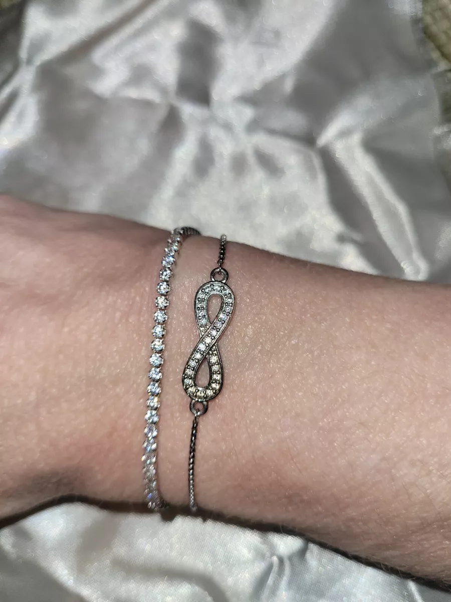 Qvc diamonique adjustable sale bracelets