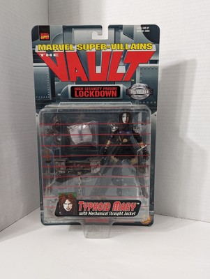 Vintage 1998 Marvel Super-Villains The Vault Typhoid Mary Action Figure Toy Biz
