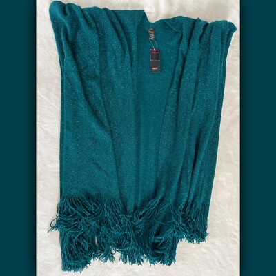 MIXIT WOMEN s/onesize Emerald green shimmer Shawl wrap NWT! MSRP $55