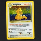 Dragonite 4/62 Fossil Holo - Damaged (Read description)
