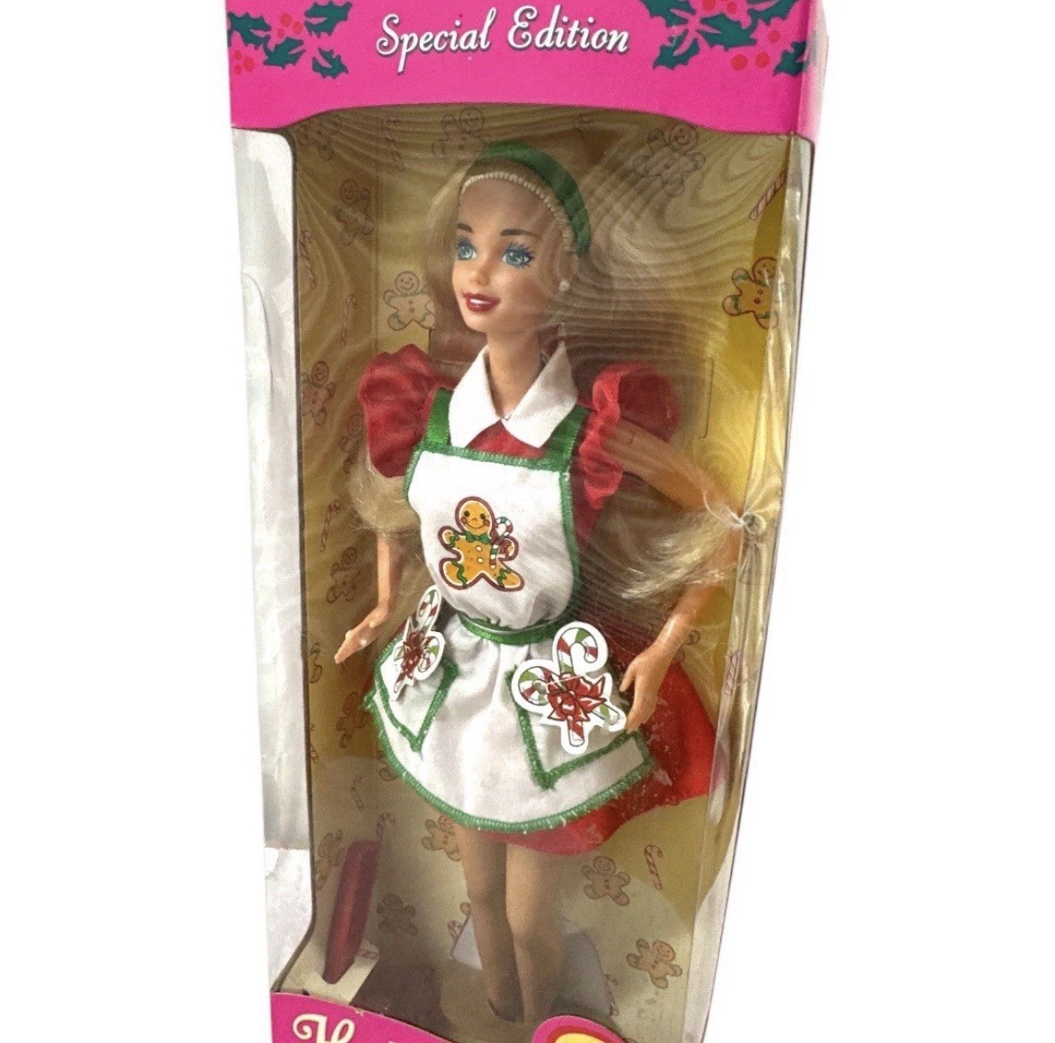 オリジナルBarbie人形 1998 Holiday Treats Barbie Special Edition NRFB Mattel Gingerbread