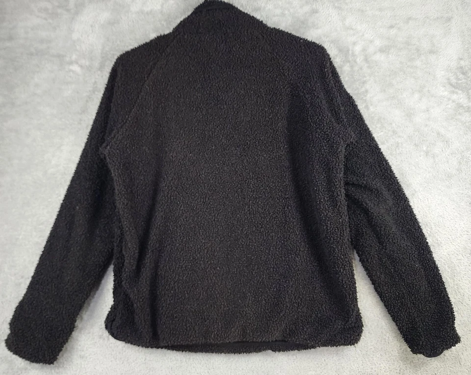 Texas Tech Red Raiders Pullover Womens Small Black NCAA Sherpa Fleece Colosseum - Image 2 of 4