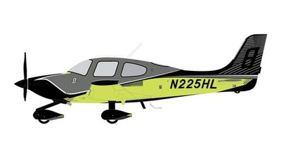 Cirrus Flugzeug SR22T Reg: N225HL - Gemini Jets GGCIR022 1/72 - Vorbestellung