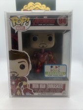*Rare* Avengers: Iron Man(Unmasked) #94 Funko Pop! Thailand Exclusive +Protector