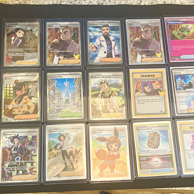 Pokemon TCG Pokemon GO Trainer Lot (13) Foil/Regular Full Art Signed Raihan