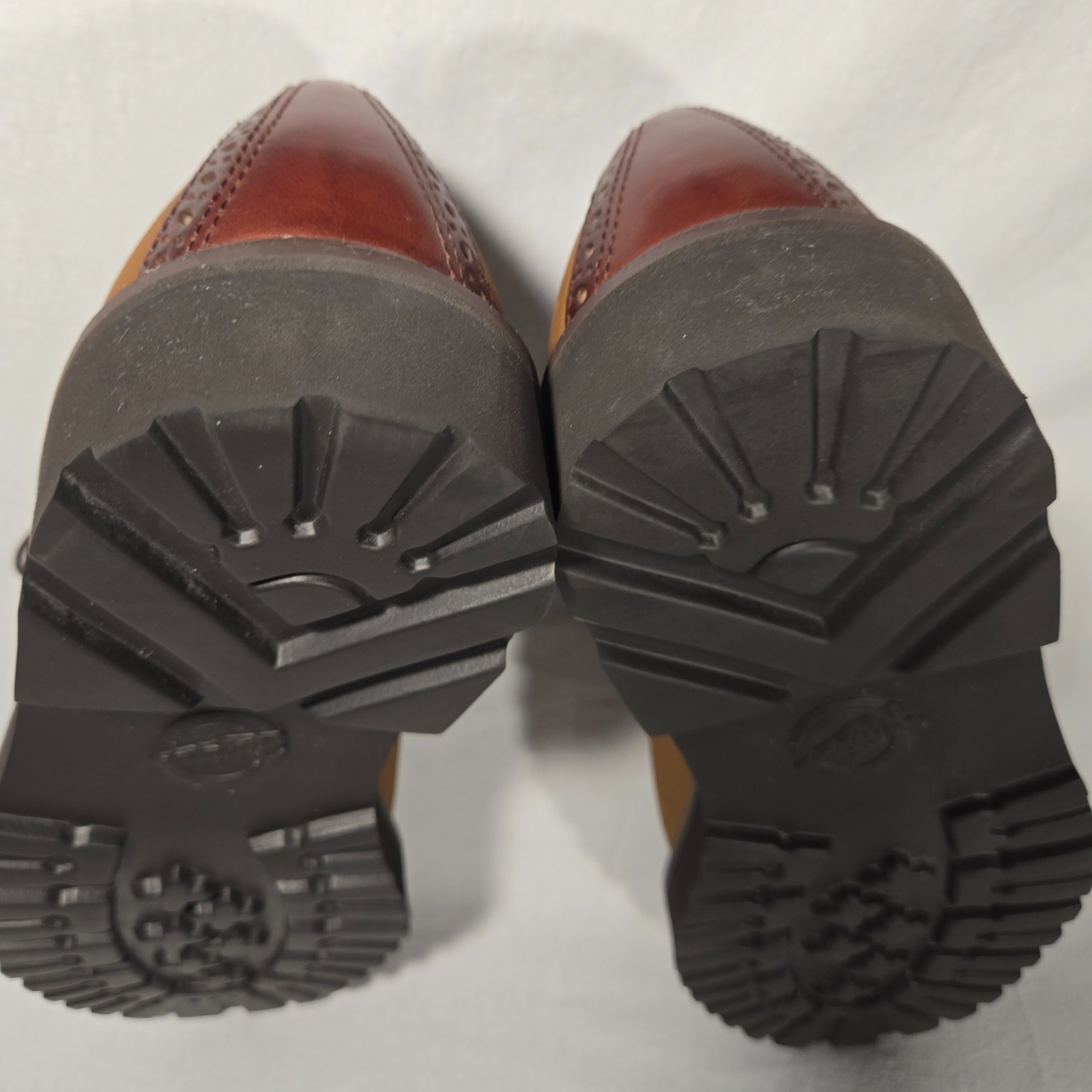 RARE Vintage 1985 TOMMY HILFIGUER Old Stock Brown Leather Oxford Shoes Men's 12M