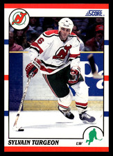 1990-91 Score American Sylvain Turgeon #116 New Jersey Devils NHL Hockey