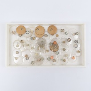American NOS 16 & 18 Size Open Face Glass Labeled Pocket Watch Crystals