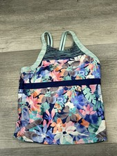 Athleta GIRL Surfs Up TANKINI Swim TOP only 8-10