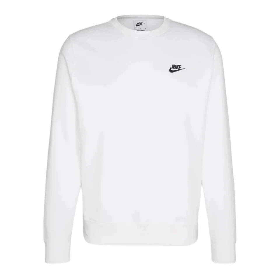 Sweat-shirt Nike Club 133 col rond noir blanc - Photo 1/1