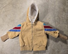 Vtg Disney Winnie the Pooh Corduroy Sherpa Jacket Toddlers Meduim70s 80s