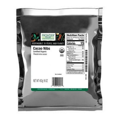 Organic Cacao Nibs 1 Lb  by Frontier Coop