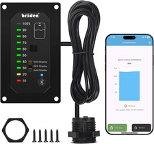 Bluetooth RV Water Tank Level Sensor Monitor Indicator with App  LED Display, P