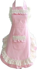 Lovely Home Work Adjustable Apron Cake Kitchen Cooking Women Girls Aprons Wit...