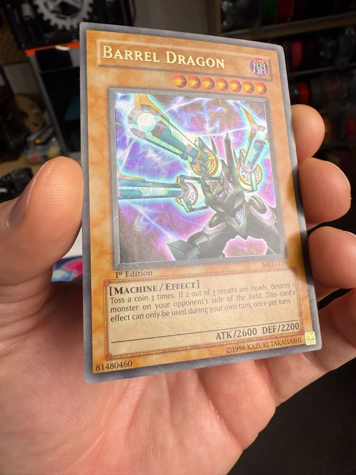 Yu-Gi-Oh! TCG Barrel Dragon Metal Raiders MRD-126 1st Edition Ultra Rare NA - Image 2 of 4