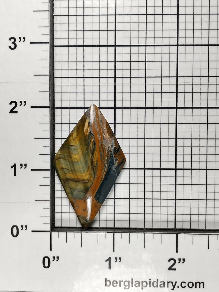 Cabujón abigarrado ojo de tigre grande Foto 3 de 3