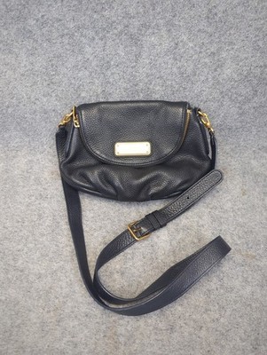 Marc by Marc Jacobs Natasha Black Leather Purse Cross Body Shoulder Bag XBody