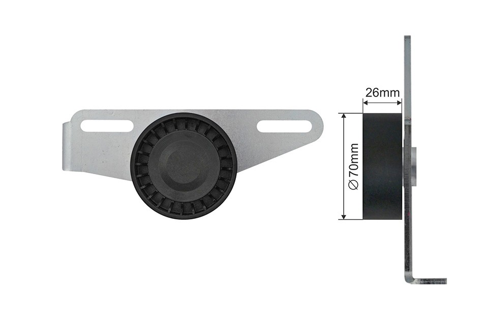TENSIONER PULLEY VRIBBED BELT RNK-RE-030 FOR DACIA LOGAN/EXPRESS/MCV SANDERO - Image 4