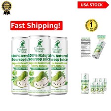 Refreshing 100 Natural Soursop Juice - 6 Pack, 10.8 oz - Healthy Drink Choice