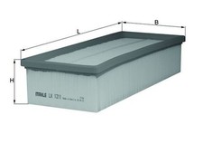 MAHLE Luftfilter LX 1211 Filtereinsatz für VW AUDI SEAT SKODA GOLF A3 TOURAN TT