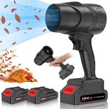 Leaf Blower Cordless with Battery, Portable Handheld blowers, Press to Variab...