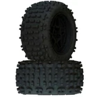 Arrma dBoots Back-Flip LP 4S Tyre Set Glued, Black (2) - Z-AR550050